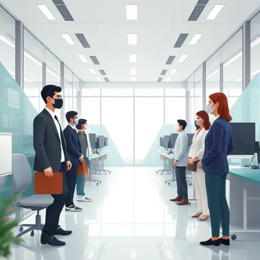 animated illustration of an AI-