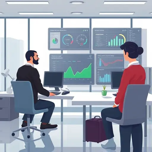 futuristic animated dashboard, AI-