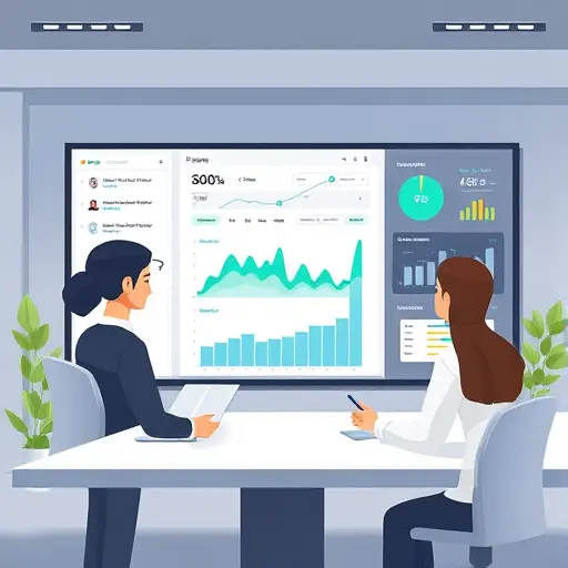 animated dashboard showing AI performing automatic email summaries and task scheduling for managers, digital graphs, abstract icons, no text