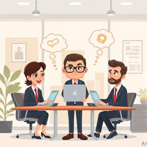 cartoon-style illustration depicting ChatGPT Agent solving various business problems for a Tehran-