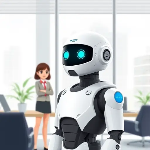 illustration of a chatbot (ChatGPT style)