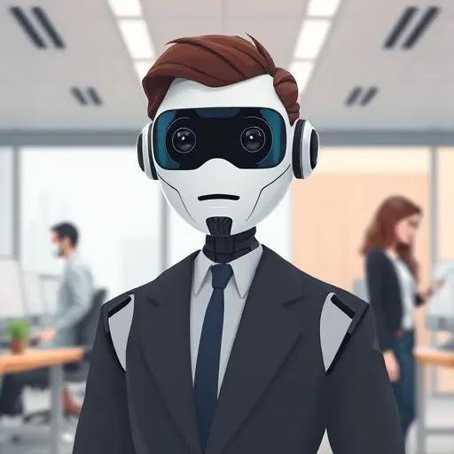 modern animated depiction of AI agent (ChatGPT Agent)