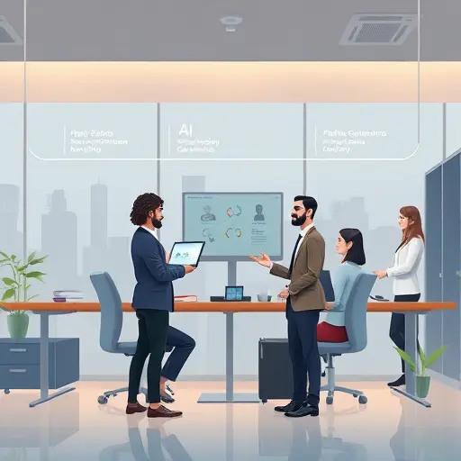 step-by-step process infographic of AI-