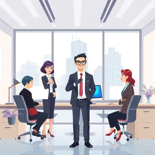 illustration of a brand standing out among competitors using AI-