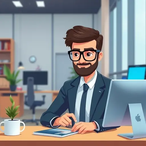 animated digital marketer using an AI-
