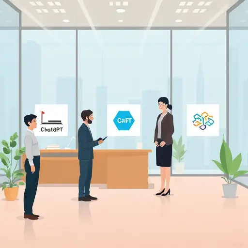modern animated illustration showing multiple AI model icons (ChatGPT, Claude, Gemini)