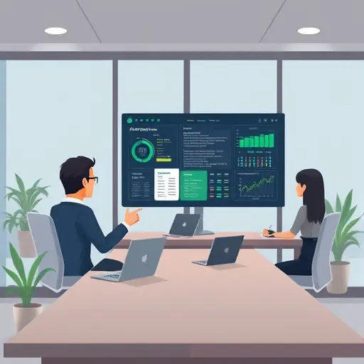 animated example of a user uploading an excel sheet to an AI-powered Iranian platform, illustrating AI analyzing financial data, user-friendly interface, no text