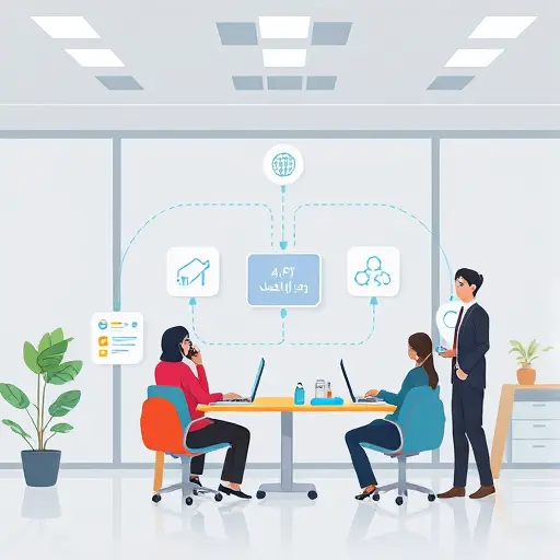 animated illustration of AI API request lifecycle, from frontend/
