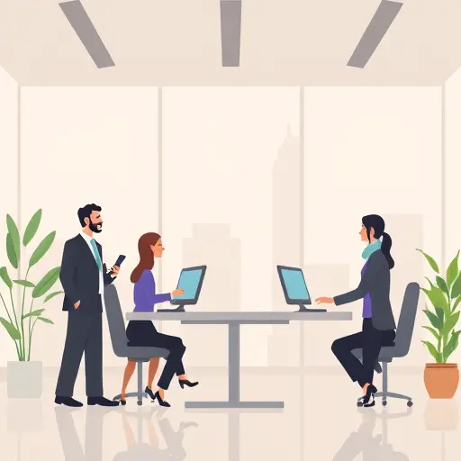 abstract animated illustration of AI-