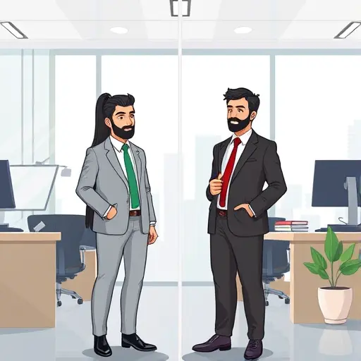 modern stylized illustration showing API comparison: