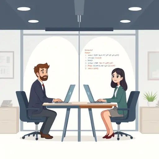 code snippet illustrated comparison, code requests to GapGPT API and ChatGPT API side-by-side, cartoon style, simple icons for VPN and no VPN, Farsi UI window, text-free