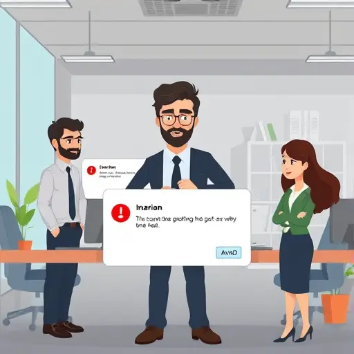 cartoon style illustration showing error notification cards (429, 401, 500)