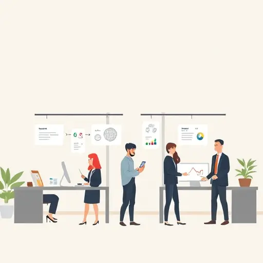 step-by-step cartoon illustration of the workflow: