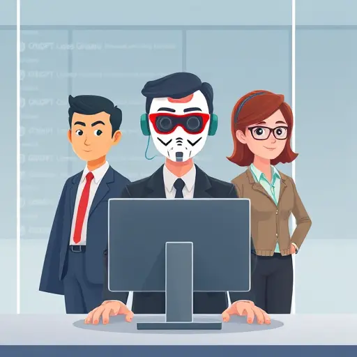 animated illustration showing a terminal or API interface at the front, with three animated AI icons behind: one representing ChatGPT, one for Claude, and one for Gemini;