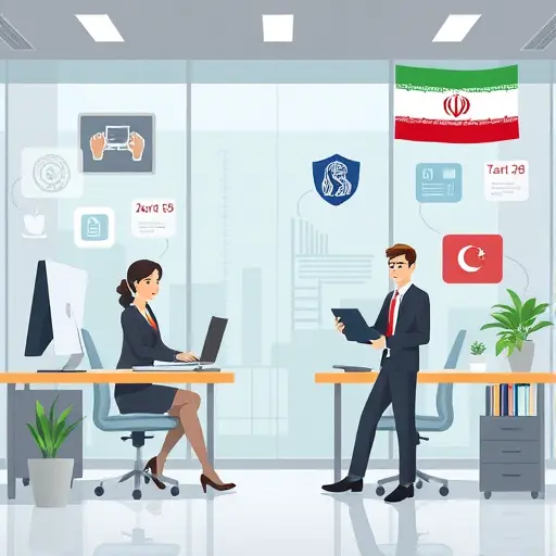 comparison infographic, split between a