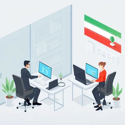 isometric illustration showing side-by-