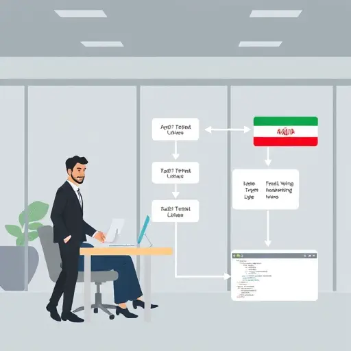 detailed flowchart showing Bash script calling GapGPT API endpoint, then getting JSON reply, with terminal/