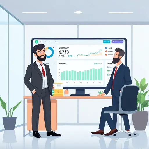 animated dashboard illustration showing an account’