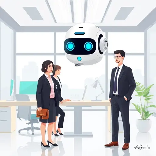 illustration of a smart AI-