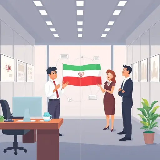 modern cartoon illustration, API migration roadmap from foreign AI API with VPN/