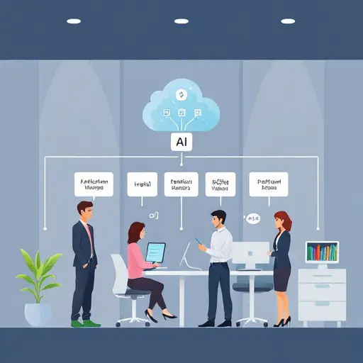 simple architecture diagram illustration, flow from user input to app, then API call to AI cloud (GapGPT)
