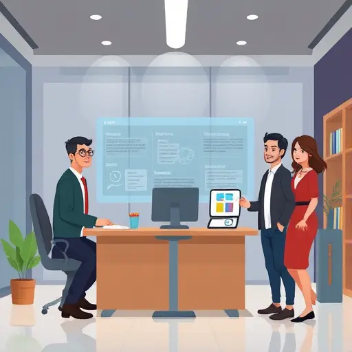 modern AI API interface, animated flow between chatbot model and various code frameworks like React, Django, TensorFlow, high-