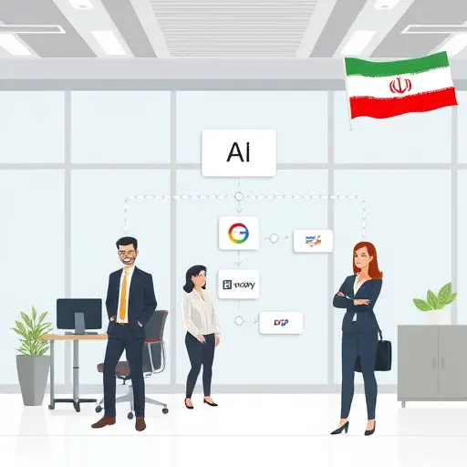 flowchart illustration showing AI API pipeline: