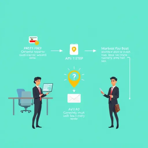 step-by-step flowchart showing AI API authentication lifecycle, including API key generation, secure storage, request with auth header, error handling, animated style, tech-savvy, no text