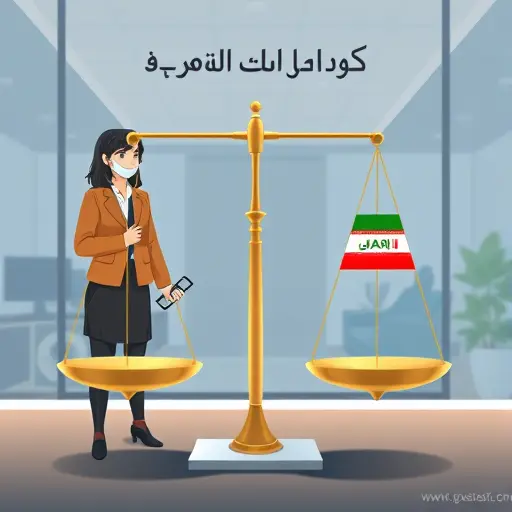 animated infographic showing a balanced scale, one side labeled