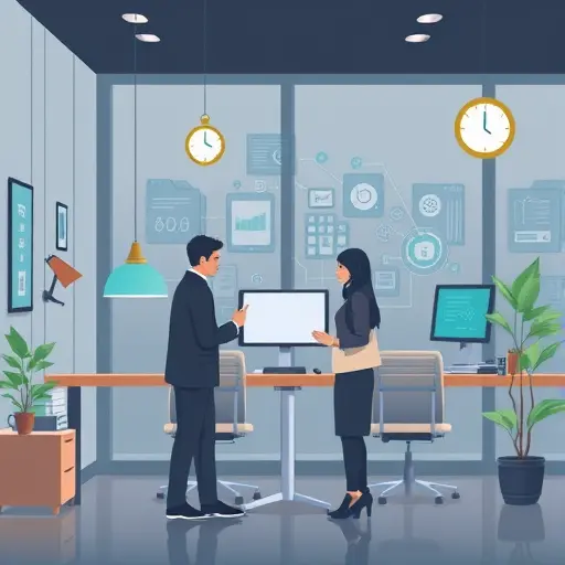 technology diagram cartoon: