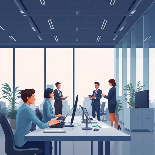 animated illustration of game NPC characters interacting with AI-