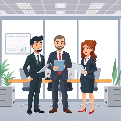 cartoon technology illustration, showing three main AI language models (ChatGPT, Claude, Gemini)