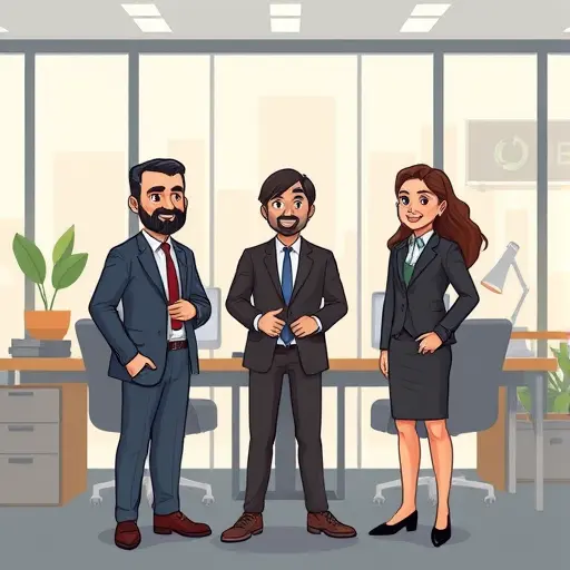 cartoon style illustration showing feature highlights of Qwen 3 AI model: