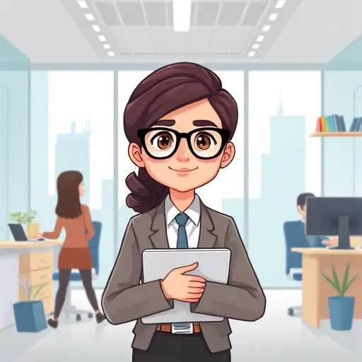 modern cartoon illustration of the Qwen 3