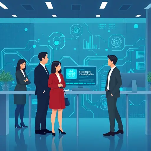 modern AI interface illustration, clean animated design, abstract tech background, digital neural network patterns, no text