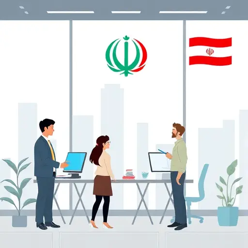 step-by-step animated illustration of AI logo creation workflow: brief, prompt, iterations, export SVG/