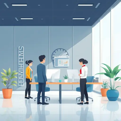 abstract branding board illustration: