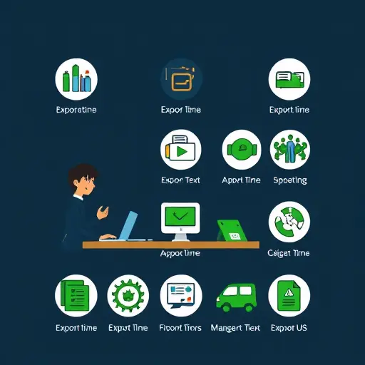 clean illustration of export workflow icons: SVG master file, PDF/X-1a with 3mm bleed, PNG transparent for web, favicon set; dark UI, green accent (#94d3a2), minimalist, text-free