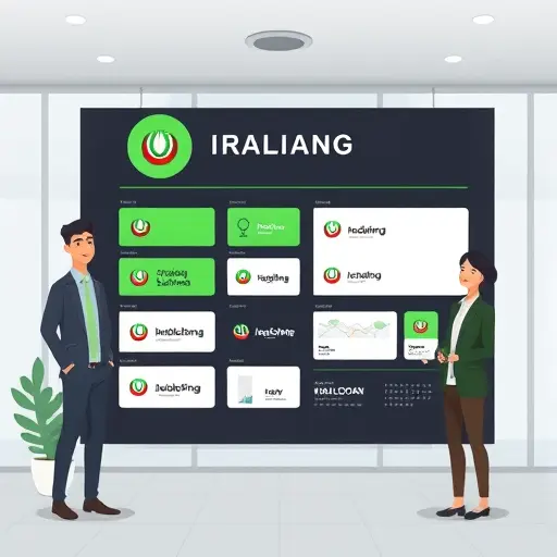 abstract brand identity system, logo grid, color swatches, typography samples on a dark board, minimal green accents matching #94d3a2, clean vector illustration, no text