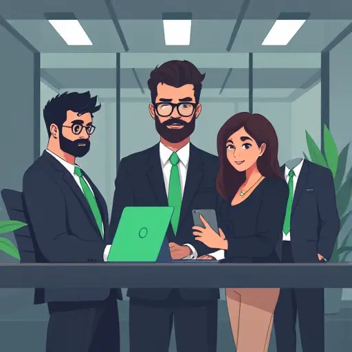 clean vector logo export concept, SVG and PNG icons with checkmarks, dark theme UI, green accent color, minimalist style, abstract shapes, no text