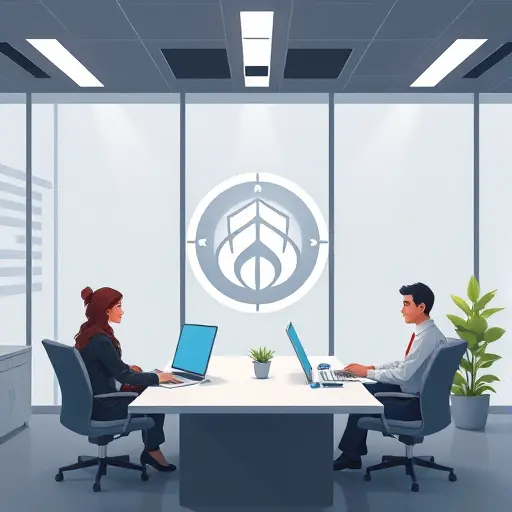 animated illustration of AI logo creation workflow: