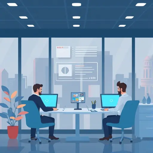 clean illustration of website performance optimization: