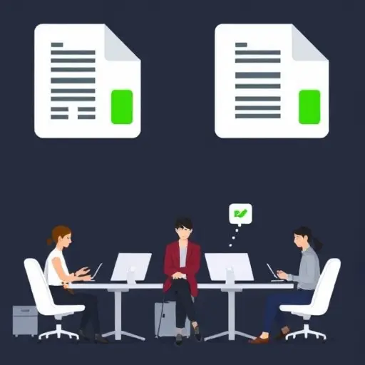 modern flat illustration of file export icons for SVG and PNG, dark background, green accent color #94d3a2