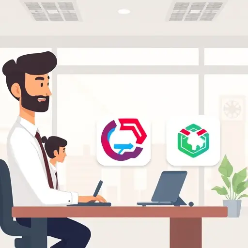 clean animated icon set showing three logo styles: