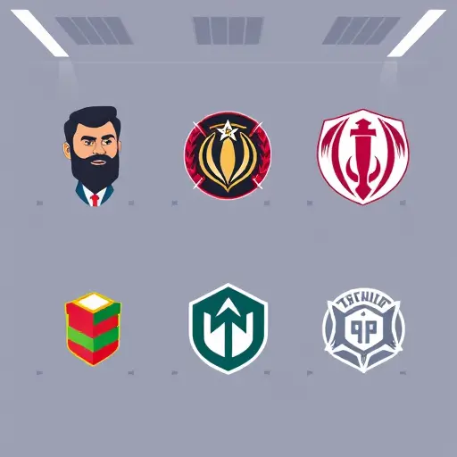 esports emblem styles comparison, mascot vs shield vs minimal mark, high-