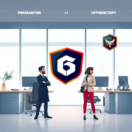 animated illustration of esports logo styles (mascot, shield, minimal)