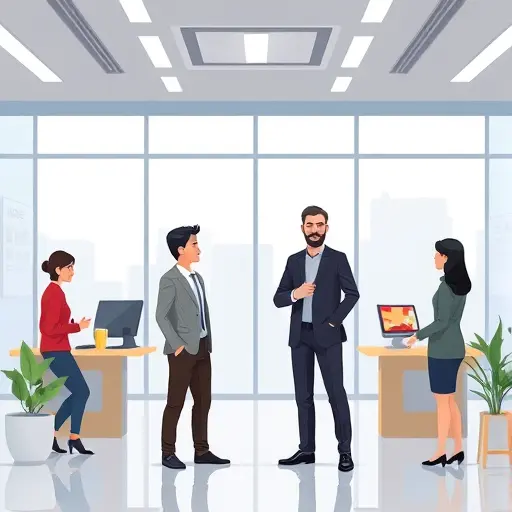 animated illustration of an AI-