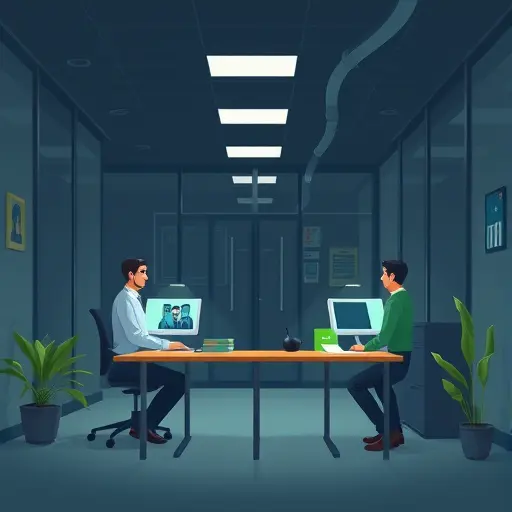 professional logo design tips illustration, color palette swatches, typography grid and icon simplification, dark theme, green accents, text-free