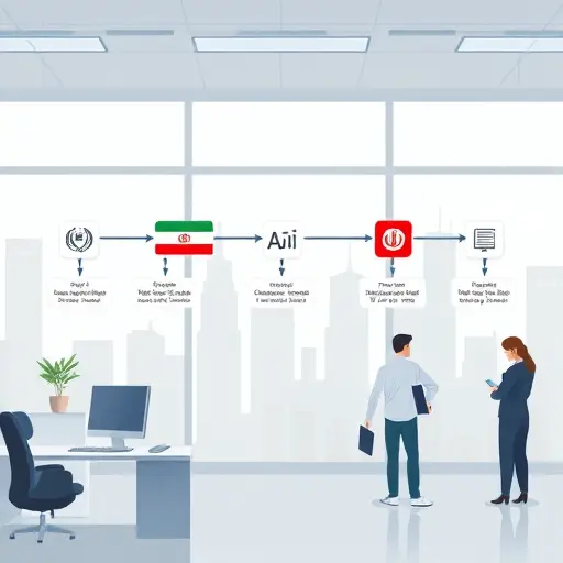 workflow illustration for AI logo creation, step-by-