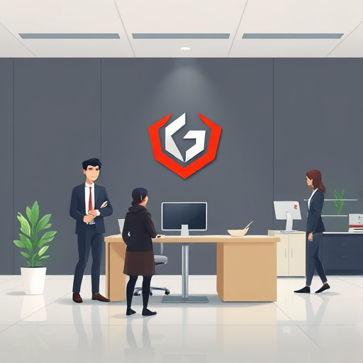 abstract geometric logo exploration board with AI-